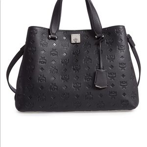 Last one! MCM large Monogram Leather Tote $795